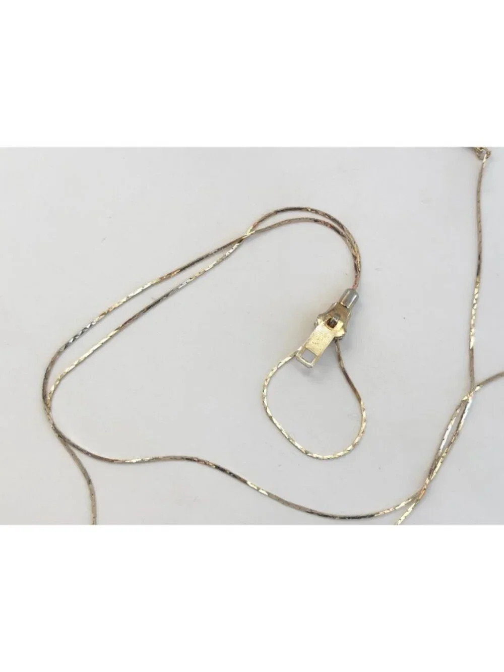 Minimalist Sliding Zipper Adjustable Cobra Chain 80's Vintage Glasses Chain 14